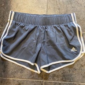 Adidas athletic running shorts